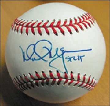 - 1998 Mark McGwire Single Signed Baseball