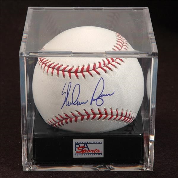 Sports Autographs - Nolan Ryan Single Signed Baseball PSA 9.5
