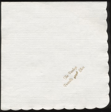 Elvis & Priscilla Wedding Napkin