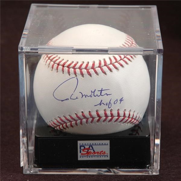 Sports Autographs - Paul Molitor Single Signed Baseball PSA 10