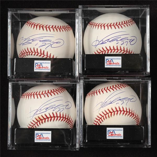 Sports Autographs - Lot of 12 Vladimir Guerrero Single Signed Baseballs-PSA/DNA