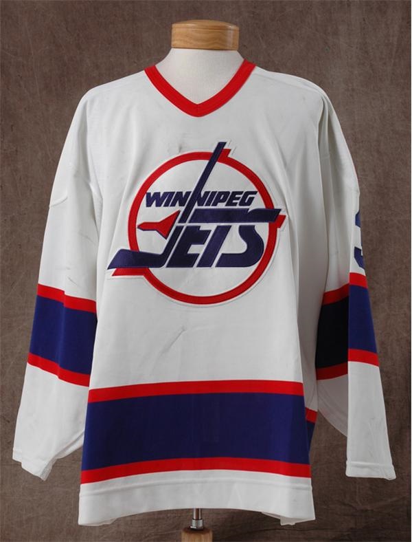 Brent Thompson Game Worm Winnipeg Jets Jersey