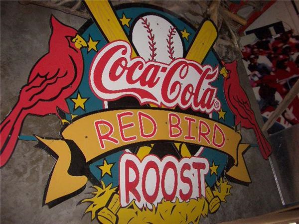 Stadium Artifacts - Redbird Roost Sign