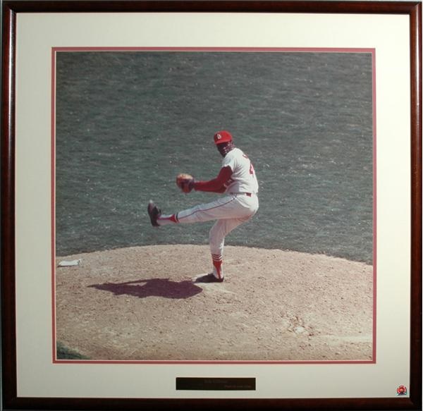 The Business Of Baseball - Bob Gibson Framed Photograph