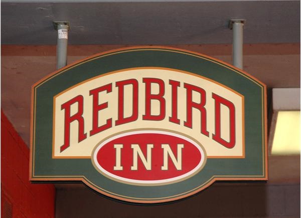Home Suite Home - Redbird Inn Sign from Over the Door