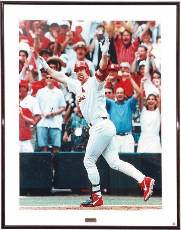 Big Mac - Framed Mark McGwire Home Run #70 Photo from Suite 70