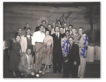 - 1951 New York Yankees at Hollywood Studios Signed Photograph (8x10")