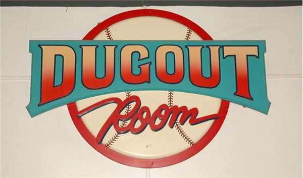 Dugout Room Sign