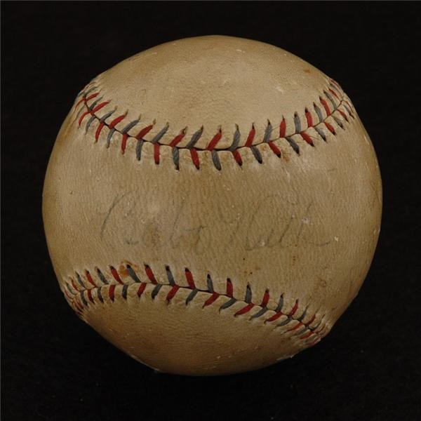Baseball Autographs - Babe Ruth and Lou Gehrig Signed Baseball