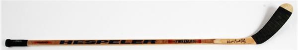 Hockey Equipment - Wayne Gretzky Game Used Hespeler Stick