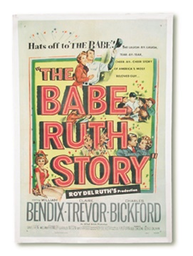 Babe Ruth - The Babe Ruth Story 1949 One-Sheet Film Poster