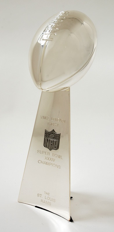 Football - St. Louis Rams Super Bowl XXXIV Lombardi Trophy