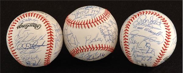 Collection of 1990s National League All-Star Balls (3)