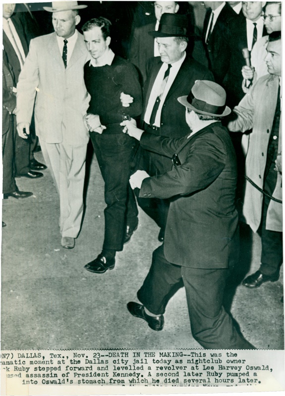 Ruby Shoots Oswald Wire Photo