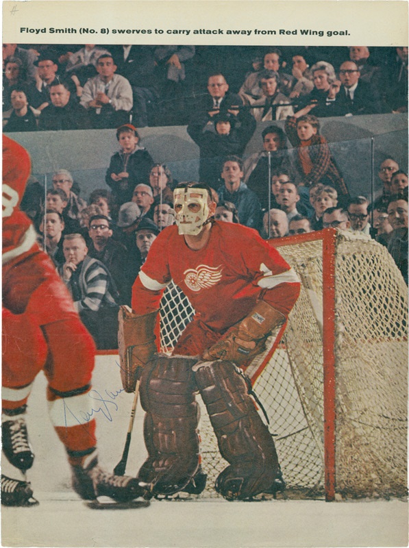 - Terry Sawchuk Signed Photo From Chicago Sportswriter