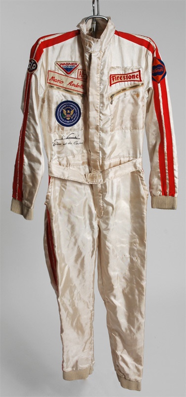 1970 Mario Andretti Indy Car Season Race-Worn Driving Suit