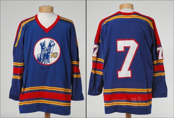 Hockey Sweaters - John Guy Legace’s 1974-75 Kansas City Scouts 
Game Worn Jersey
