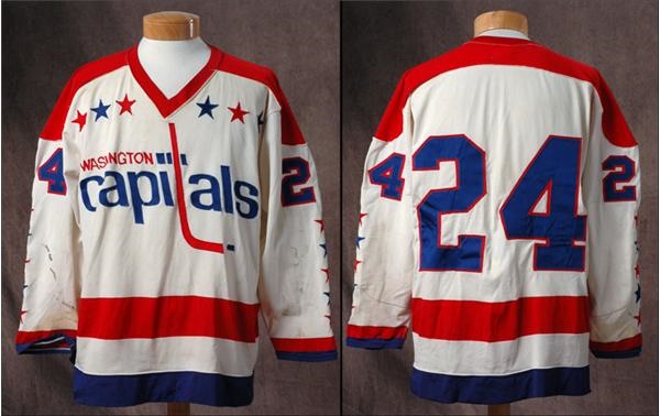 Hockey Sweaters - Circa 1977-78 Robert Picard Game Worn Capitals Jersey
