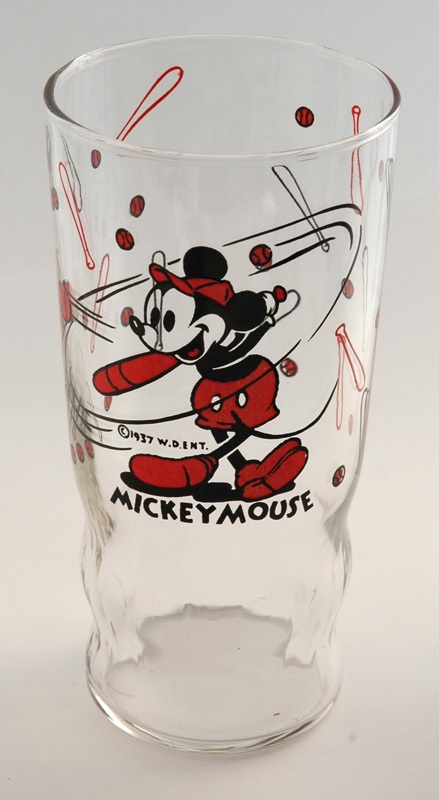 Ernie Davis - Mickey Mouse Rare Athletic Series Glass