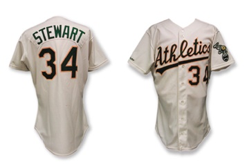 game worn baseball jerseys