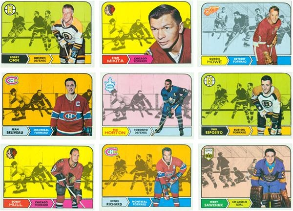 Hockey Cards - High Grade 1968-69 Topps Hockey Set