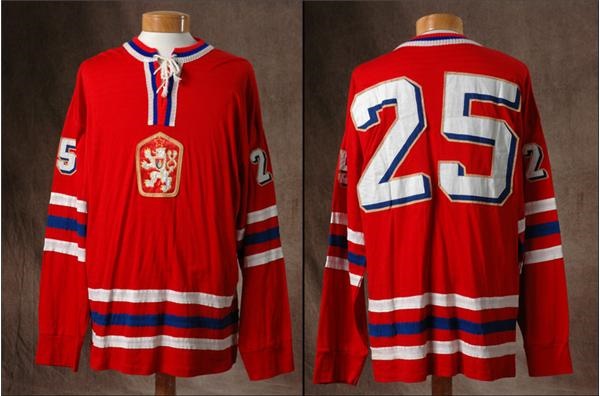 Hockey Sweaters - 1970’s Czech Republic Game Jersey