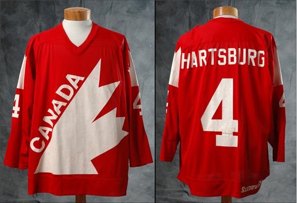 Hockey Sweaters - 1981 Craig Hartsburg Game Worn Team Canada Jersey