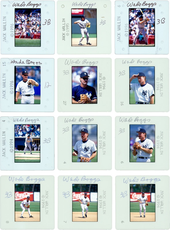 Baseball Photographs - Wade Boggs Original Slides From Donruss Photographer (246)