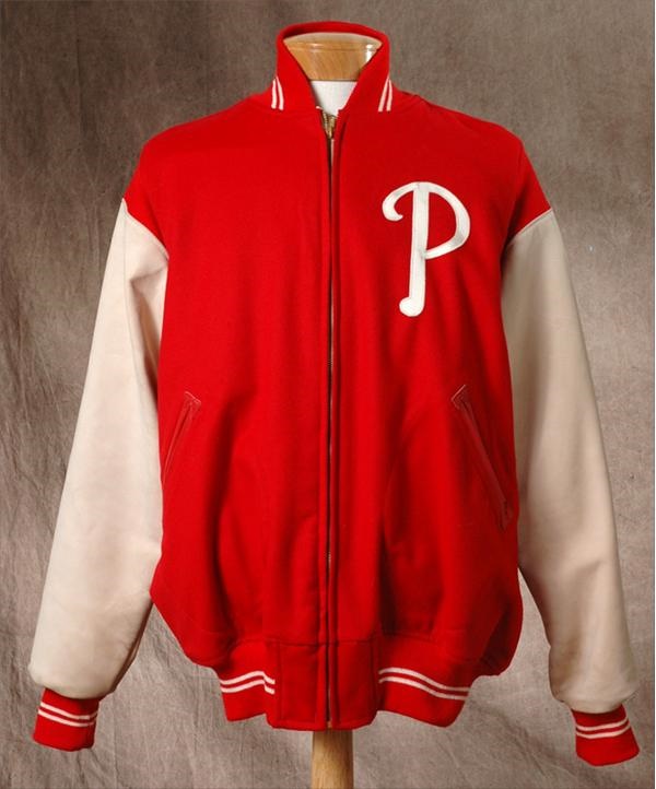 Baseball Equipment - Late 1960’s 
Philadelphia Phillies Player’s Jacket