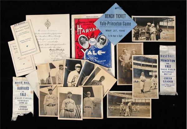 Baseball Photographs - Historical Yale Baseball Collection, Highlighted By 3 
John McGraw photos (49 Total Items)