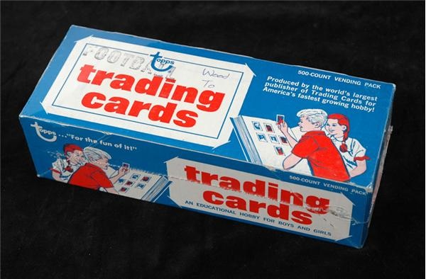 - 1971 Topps Football Vending Box Fresh From Case