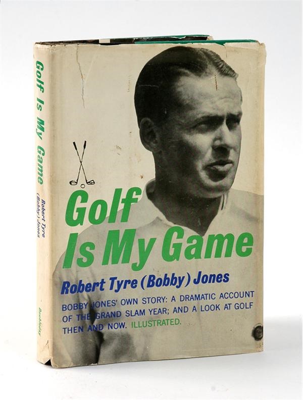 Golf - Bobby Jones Signed “Golf Is My Game” Book