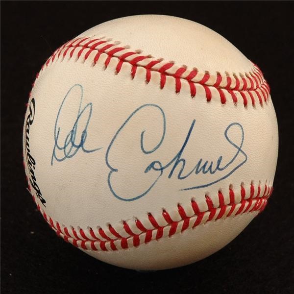 - Dale Earnhardt Sr. Single 
Signed Baseball