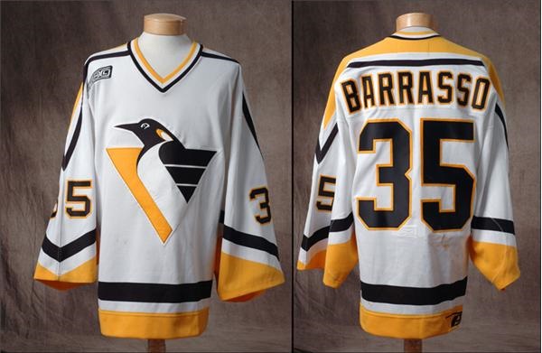 Hockey Sweaters - 2000 Tom Barrasso Game Worn Sabres Jersey