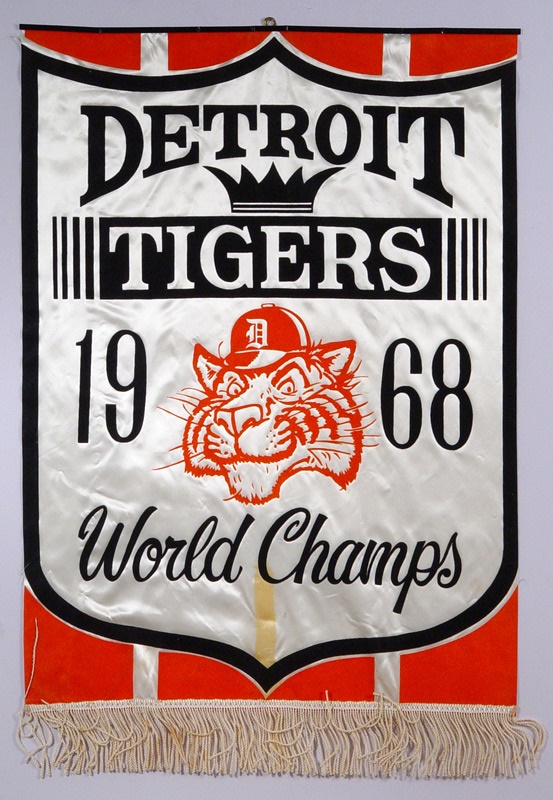 Ernie Davis - 1968 Detroit Tigers World Series Banner