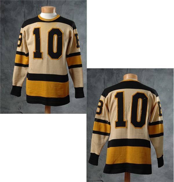 Hockey Sweaters - 1938-39 Bill Cowley Boston Bruins Game Used Jersey