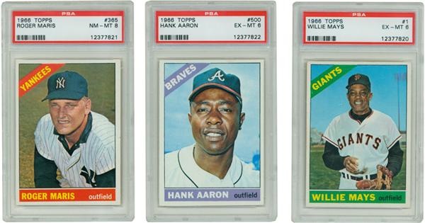 Baseball and Trading Cards - High Grade 1966 Topps Near Complete Set