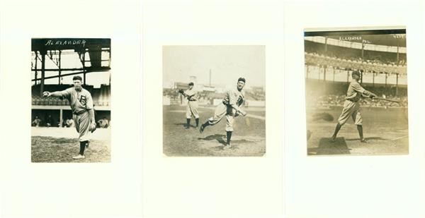 Baseball Photographs - Grover Cleveland Alexander Photos (3)