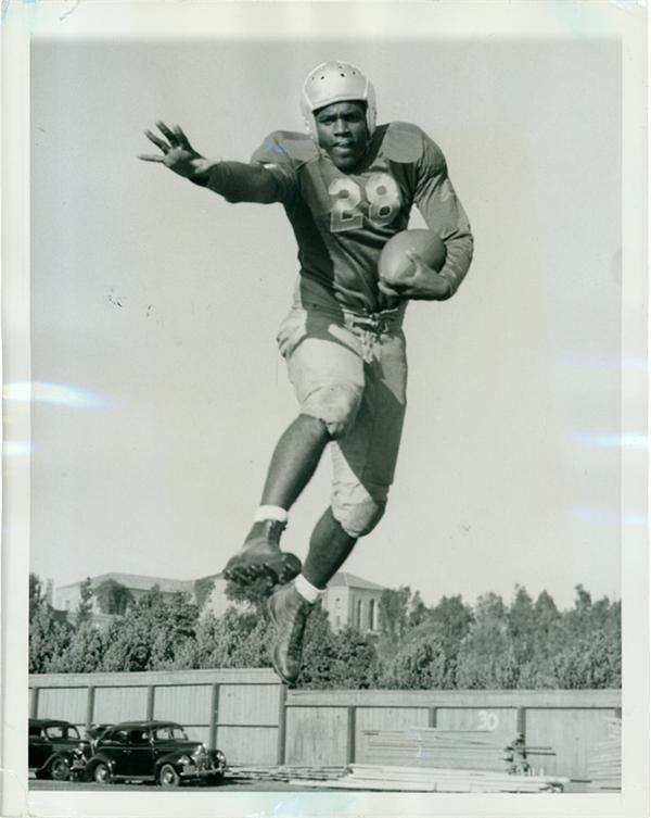 Dodgers - Jackie Robinson Football Photo