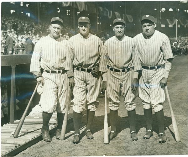 NY Yankees, Giants & Mets - Murderer’s Row Photo