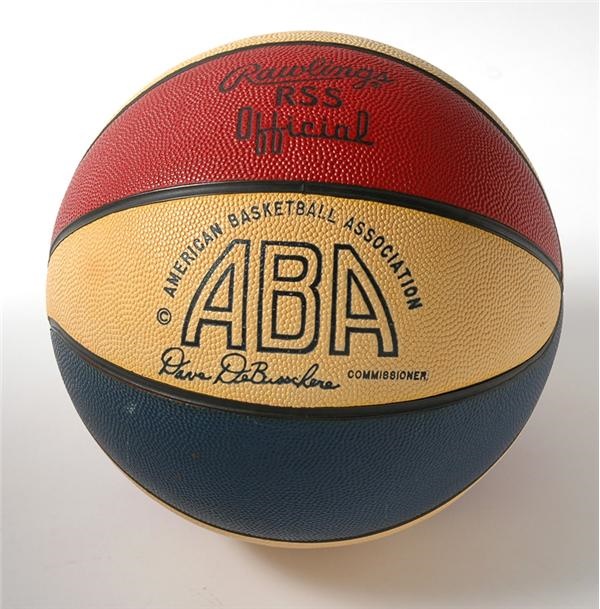 - ABA Game Used 
Basketball