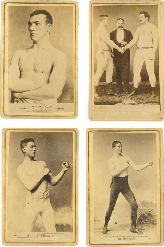 - Important Collection Of 1880s Boxing Carte-de-Visites