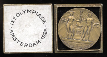 - 1928 Summer Olympics Participants Commemorative Medal (2" diam.)