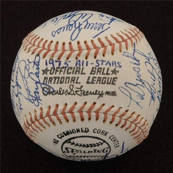 All Star Baseballs - 1975 National League All Star Team Signed Baseball