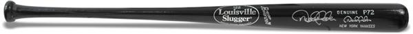 Roger Clemens And Derek Jeter Autographed Yankees Game Bats