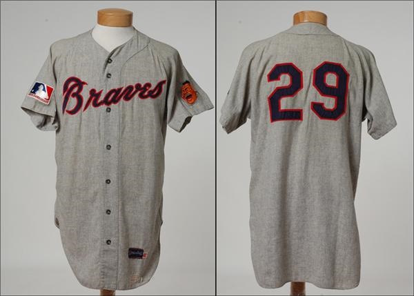 1969 Felipe Alou Game Worn Braves Jersey