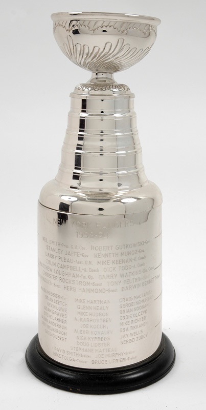 Hockey Memorabilia - 1993-94 New York Rangers Stanley Cup Trophy