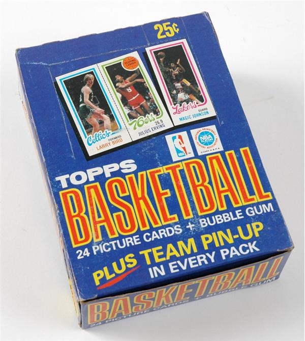 Unopened Material - 1980/81 Topps Basketball Wax Box