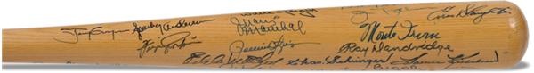 Baseball Autographs - HOF Signed Bat With 41 Autographs Inc.  Ted Williams