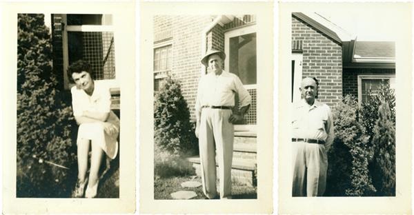 Baseball Photographs - Shoeless Joe Jackson 
Family Photos (3)